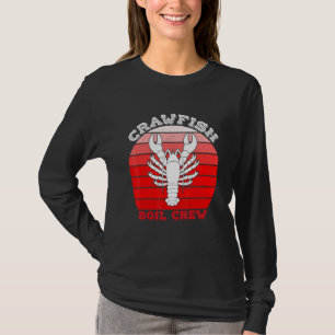 Camiseta Lagostas fervem marisco marisco cajun Crayfish Lou