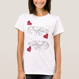 Camiseta Lagostas-vermelhos