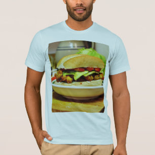 Camiseta Lagostins e sanduíche de Boudan Pobay