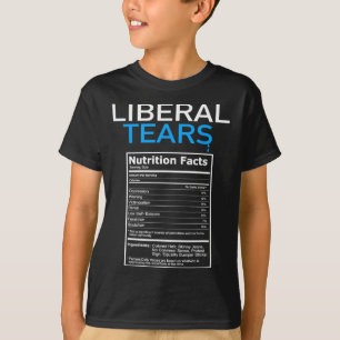 Camiseta Lágrimas Anti-Liberal Pro Trump Republican Gift