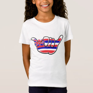 Camiseta lágrimas da ilha das raparigas havaianas shaka