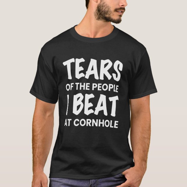 Camiseta Lágrimas Das Pessoas Que Eu Bato Na Cornualha (Frente)