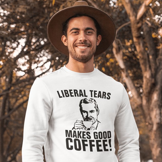 Camiseta LÁGRIMAS LIBERAIS FAZEM BOM CAFÉ! T-Shirts masculi (Criador carregado)