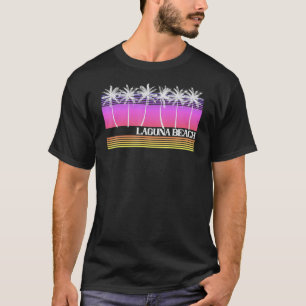 Camiseta Laguna Beach California Retro Vintage Beach Sunset