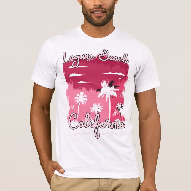 Camiseta Laguna Beach California T Shirt (Frente)