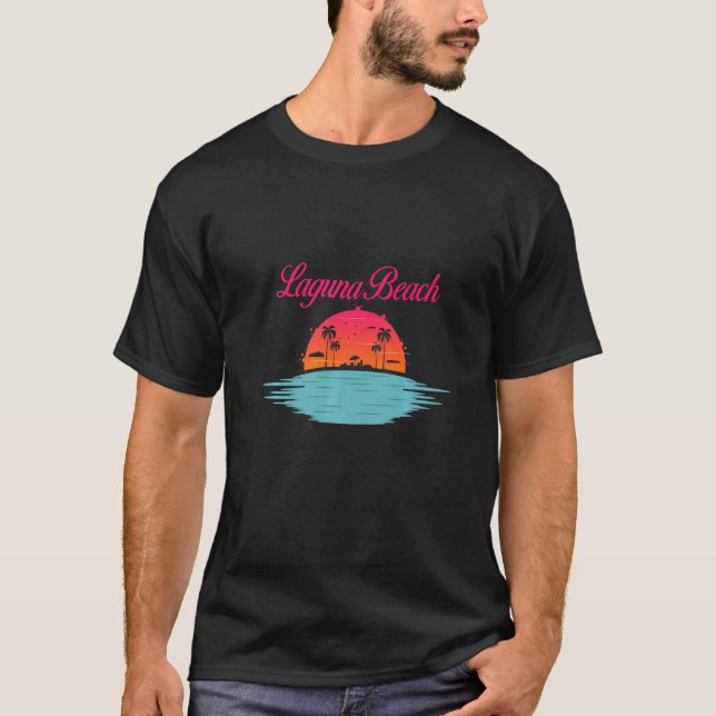 Camiseta Laguna Beach Orange County California Summer Vacat (Frente)