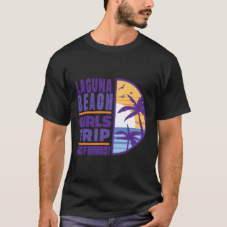 Camiseta Laguna California Ca Beach Girls Trip Vacation Wom