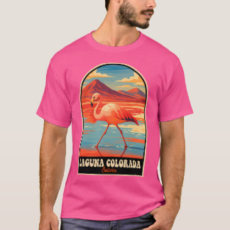 Camiseta Laguna Colorada Bolivia Flamingo Desert Vintage Tr