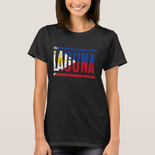 CAMISETA LAGUNA FILIPINAS COM SEU ORGULHO FILIPINO FLAG