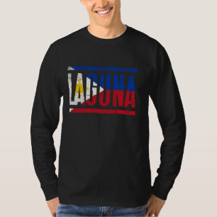 CAMISETA LAGUNA FILIPINAS COM SEU ORGULHO FILIPINO FLAG