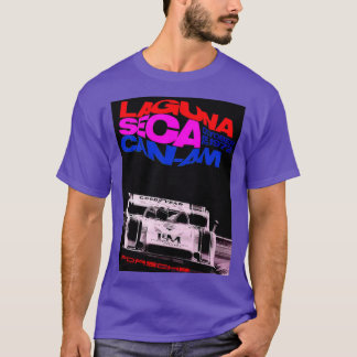 Camiseta LAGUNA SECA CANAM Vintage 1972 Grande Prêmio Auto