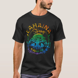 Camiseta Lahaina Strong Maui Hawaii - Antiga árvore Banyan 