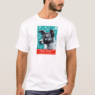 Camiseta Laika 1957 o cão do espaço
