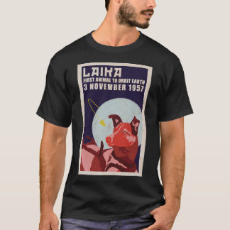 Camiseta Laika - Cachorro Espacial