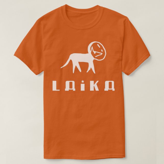 Camiseta Laika Dog White (Frente do Design)