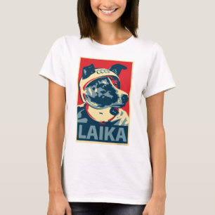 Camiseta Laika o cão do espaço - Laika: Parte superior da