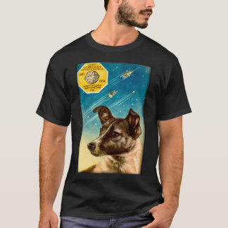 Camiseta Laika O Cão Espacial Russo Sputnik 2