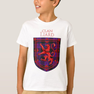Camiseta Laird Tartan Scottish Xadrez Lion Rampant