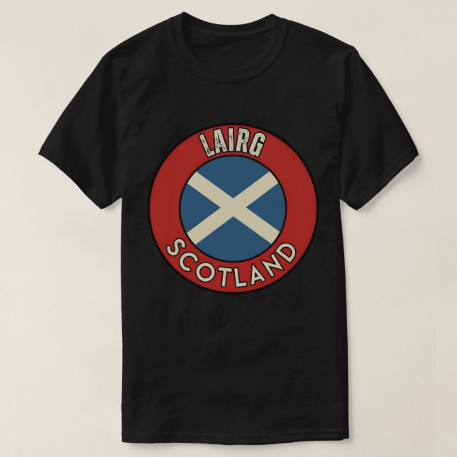 Camiseta Lairg, Escócia (Frente do Design)