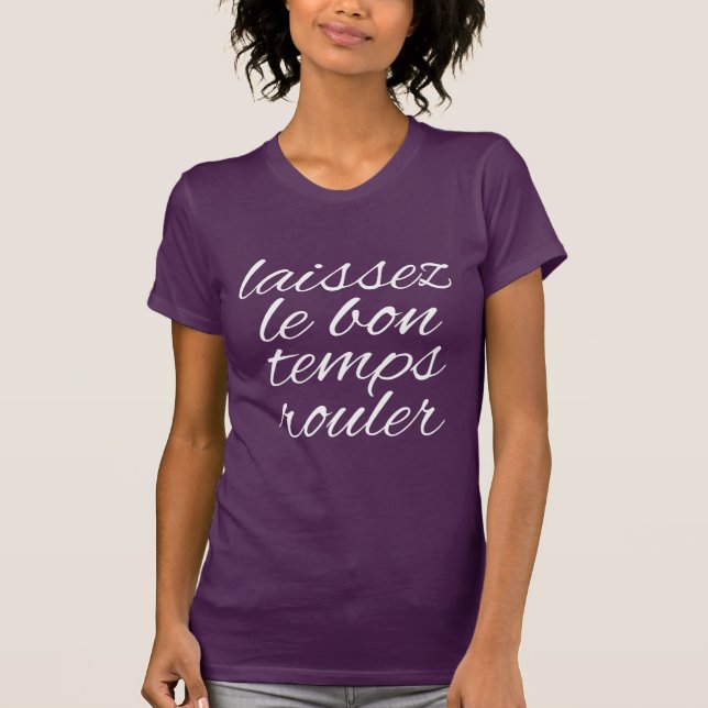 Camiseta Laissez Le Bon Temps Rouler (Frente)