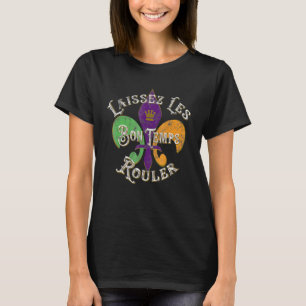 Camiseta Laissez Les Bon Temps Rouler Mardi Gras 2023 Fleur