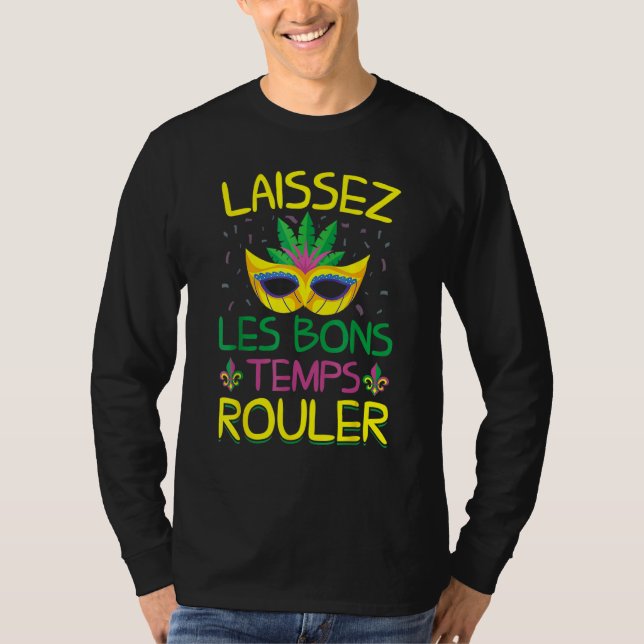 Camiseta Laissez Les Bons Temps Rouler Mardi Gras Gifts New (Frente)