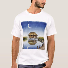 Camiseta Lake at night