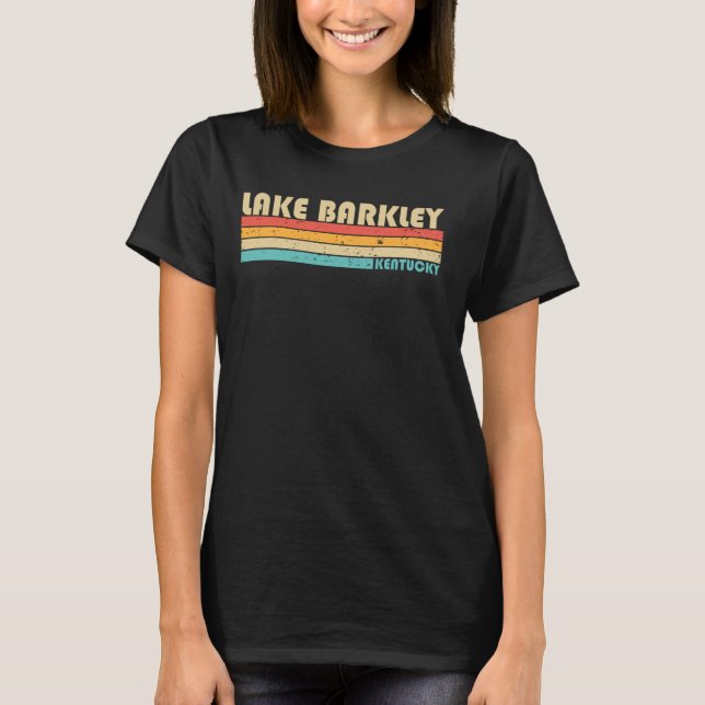 Camiseta LAKE BARKLEY KENTUCKY — Campanha de Pesca Engraçad (Frente)