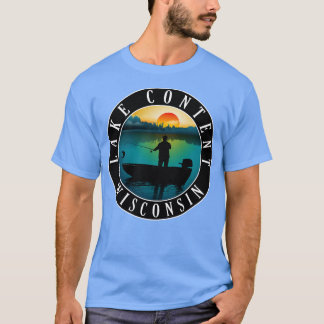 Camiseta Lake Content Wisconsin