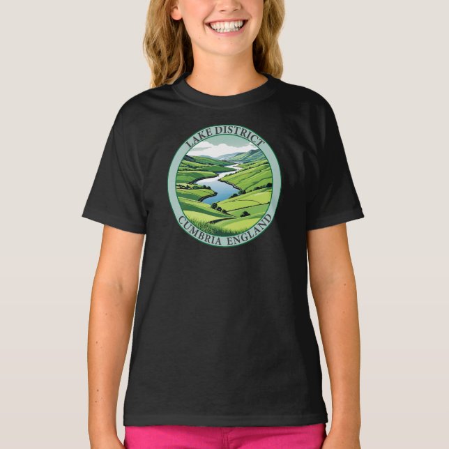 Camiseta Lake District Cumbria Inglaterra (Frente)