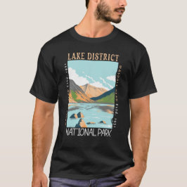 Camiseta Lake District National Park England Em Distância