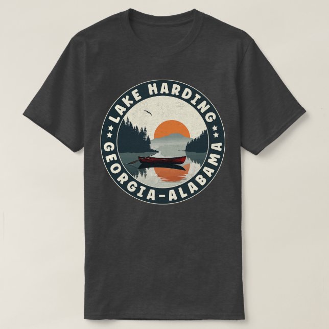 Camiseta Lake Harding GeorgiaAlabama Sunset TSirt (Frente do Design)