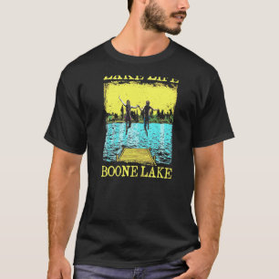 Camiseta Lake Life Boone Lake Natação Tennessee Swimmer Ca