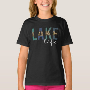 Camiseta Lake Life Cheetah Impressão Tipografia
