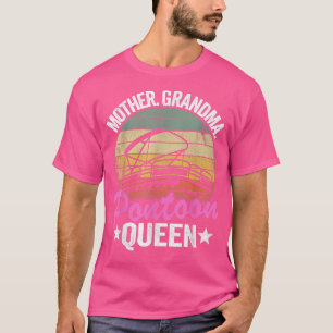 Camiseta Lake Life Women Mom Mother Grandma Pontoon Queen