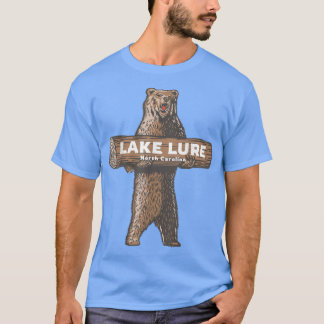 Camiseta Lake Lure North Carolina NC Growling Bear Vacation
