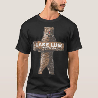 Camiseta Lake Lure North Carolina NC Growling Bear Vacation