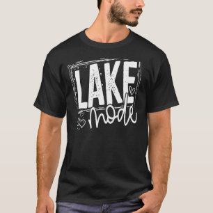 Camiseta Lake Mode Tee Para Mulheres Graphic Summer Lake Li