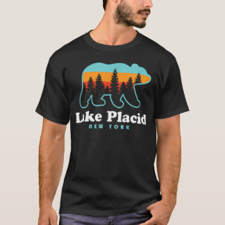Camiseta Lake Placid Ny Adirondacks Urso Adirondack