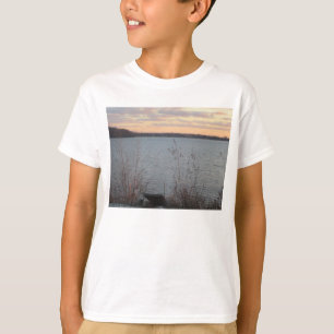 Camiseta Lake Shore Sunset Kids Basic T-Shirt