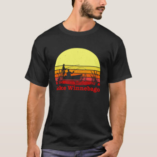 Camiseta Lake Winnebago Wisconsin Fishing Design