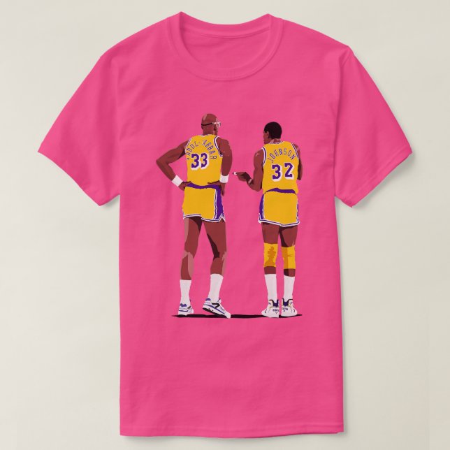 Camiseta Lakers de tempo de exibição (Frente do Design)