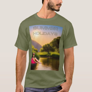 Camiseta Lakeside Bliss: Retreata de Verão