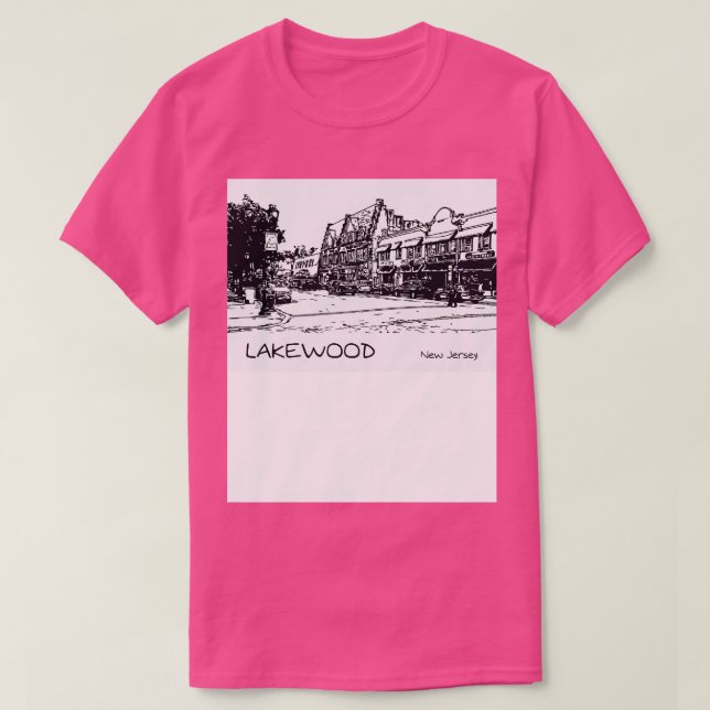 Camiseta Lakewood New Jersey (Frente do Design)