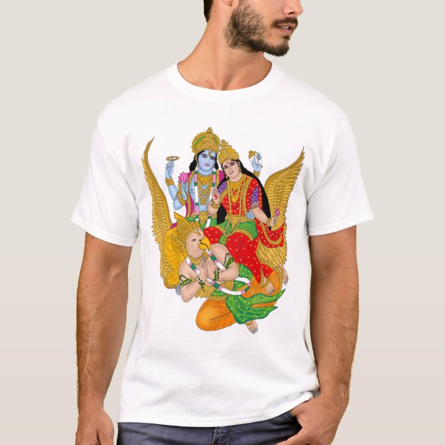 Camiseta Lakshmi Narayan T-Shirt – Divine Casual Wear (Frente)