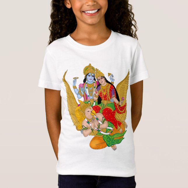 Camiseta Lakshmi Narayan T-Shirt – Divine Casual Wear (Frente)