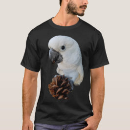 Camiseta Lala o Cockatoo com o Tshirt do preto do cone do