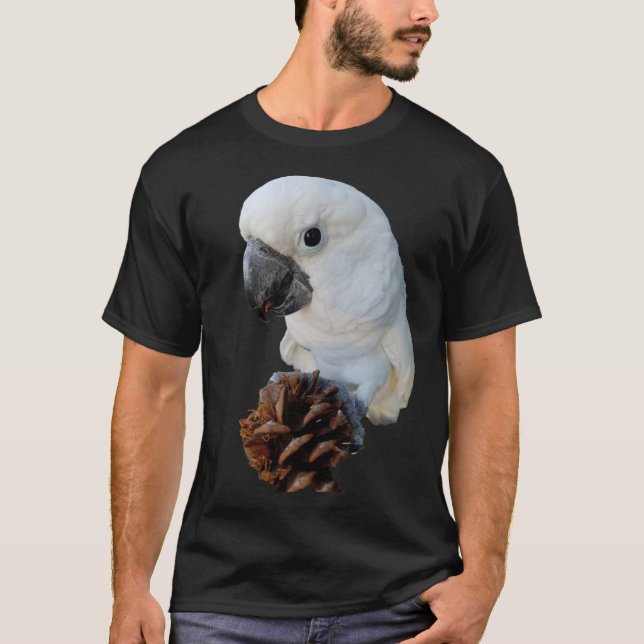 Camiseta Lala o Cockatoo com o Tshirt do preto do cone do (Frente)