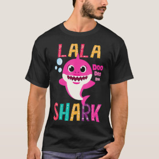 Camiseta Lala Shark Funny Mothers Day Gift For Women Mom