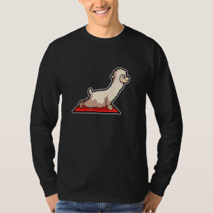 Camiseta Lama Alpaca Yoga Possui ginástica esportiva Ohmmm